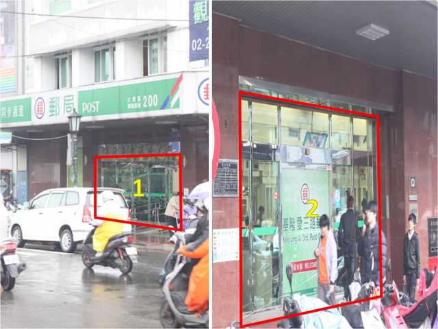 愛三路郵局大門廣告1-2