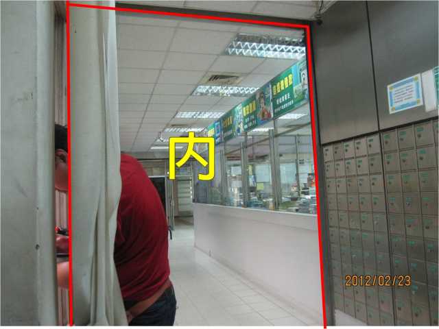 工業區郵局大門廣告(內)