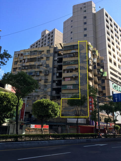中和中山路一江大樓牆面廣告 【誠可議】